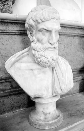 Bust of Epicurus