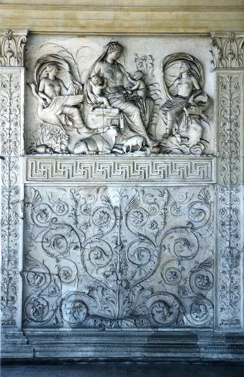 Tellus Panel (9 BC), Museum of the Ara Pacis